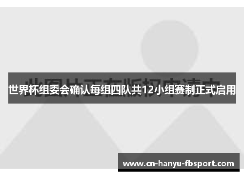 世界杯组委会确认每组四队共12小组赛制正式启用 世界杯组委会确认每组四队共12小组赛制正式启用